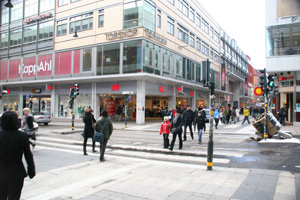 Stockholm pedestrian crossing