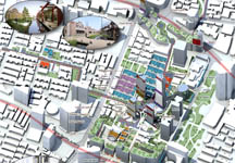 artist impression diagrammen urban design stedenbouw architectuur visualisatie