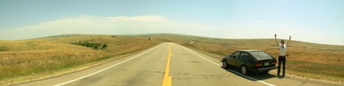 Panorama photo South Carolina Sand dunes