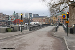 Stockholm pedestrian bridge sections